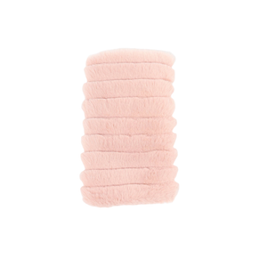 Gloves, Fingerless Faux Fur Tasmin, Pink