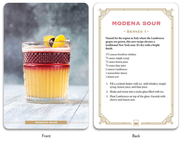Recipe Cards, Bubbly Cocktail