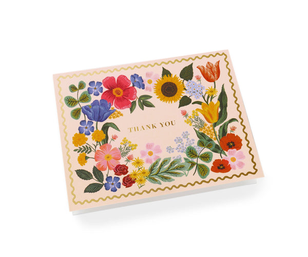 Boxed Cards, Blossom Thank You Set/8