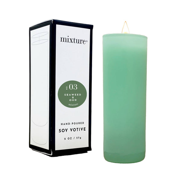 Votive Candle, 2.5oz  Seafoam Salt & Sage