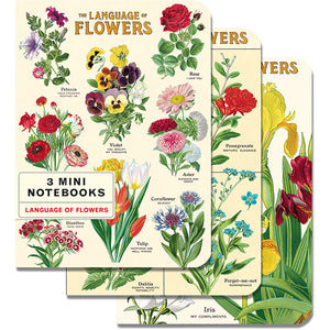 Notebooks, Set/3 Language of Flowers