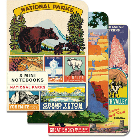 Notebooks, Set/3, National Parks