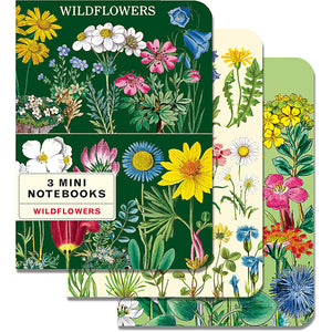 Notebooks, Set/3, Wildflowers