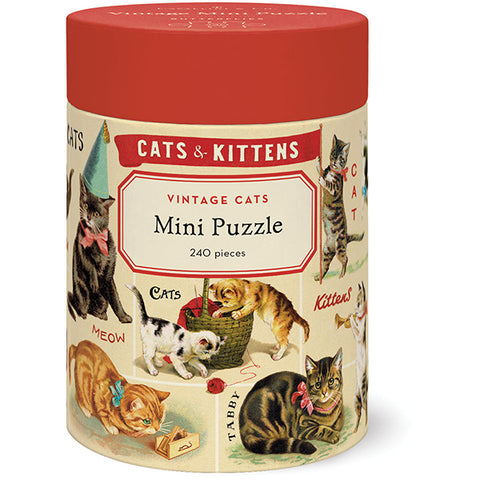 Puzzle Mini, Vintage Cats