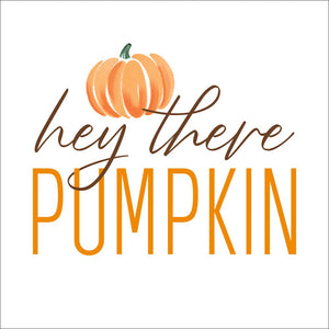 Napkins, Cocktail, Hey There Pumpkin