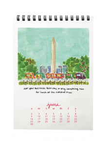 Calender 2024: A Year in Washington DC : Desk Calendar