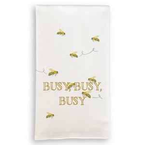 Tea Towel, Busy Busy Busy Bee
