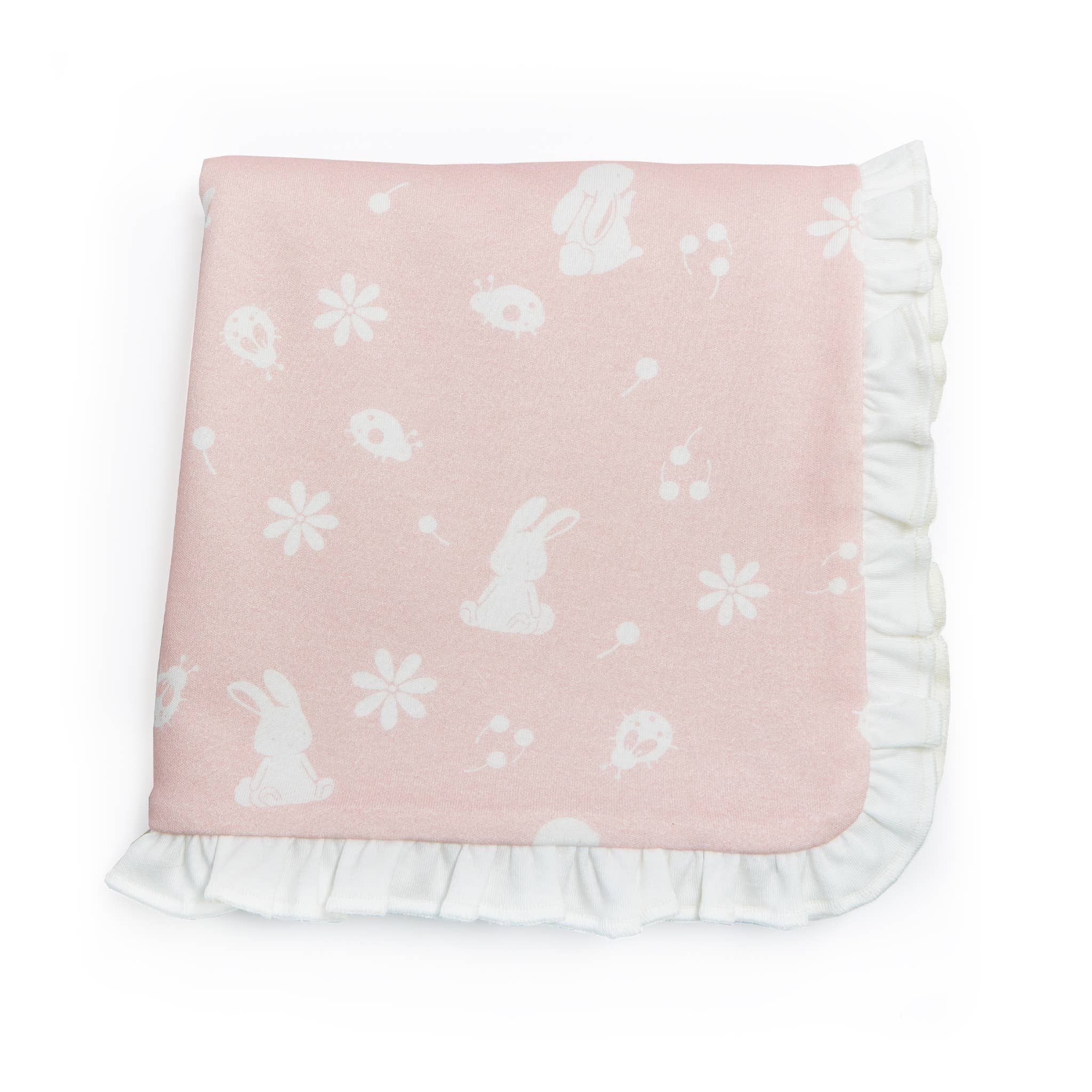 Receiving Blanket, Blossom Bunny