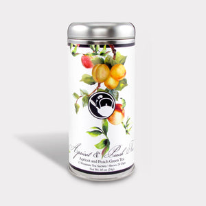 Tea Tin, Apricot & Peach Tree Green Tea