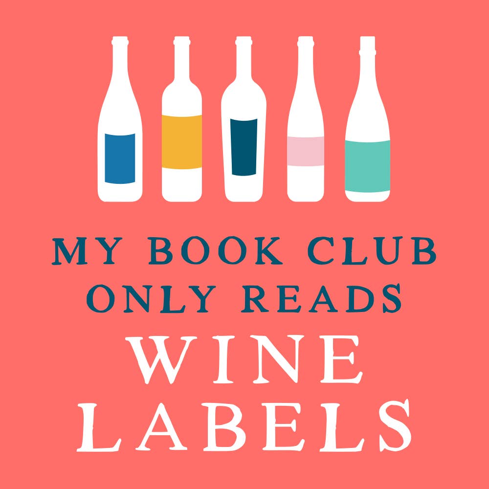 Napkins, Cocktail 20ct, My Book Club Only Reads Wine Labels