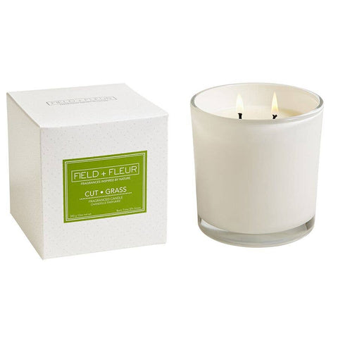 Cut Grass 2 Wick Candle, 12oz