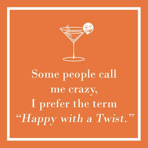 Napkins, Cocktail, Happy With a Twist!