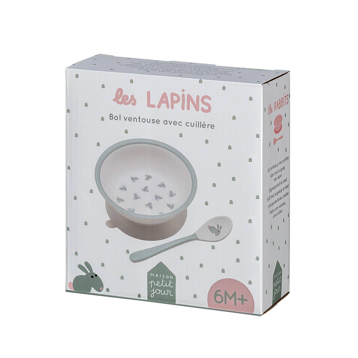 Babyware: Suction Bowl w/ Rabbits