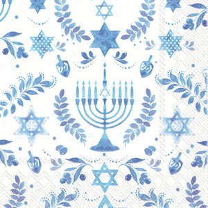 Napkins, Cocktail, Hanukkah