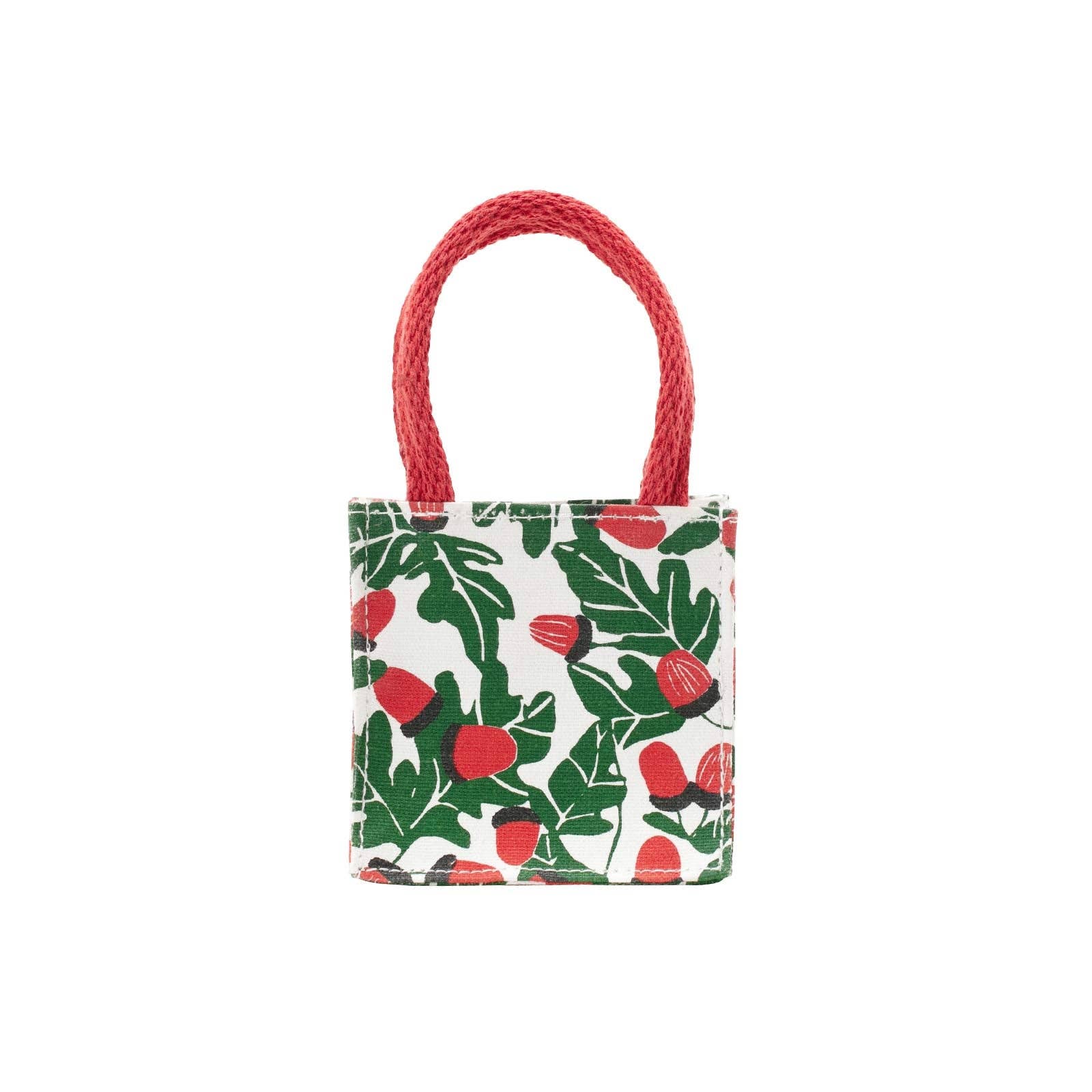 Gift Tote, Reusable Mini Itsy Bitsy Holiday Acorns