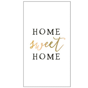 Napkins, Guest, Home Sweet Home Foil