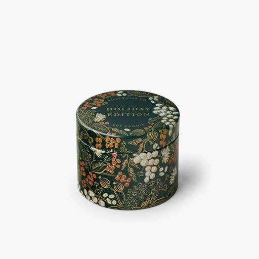 Candle Tin, Holiday Edition 3oz