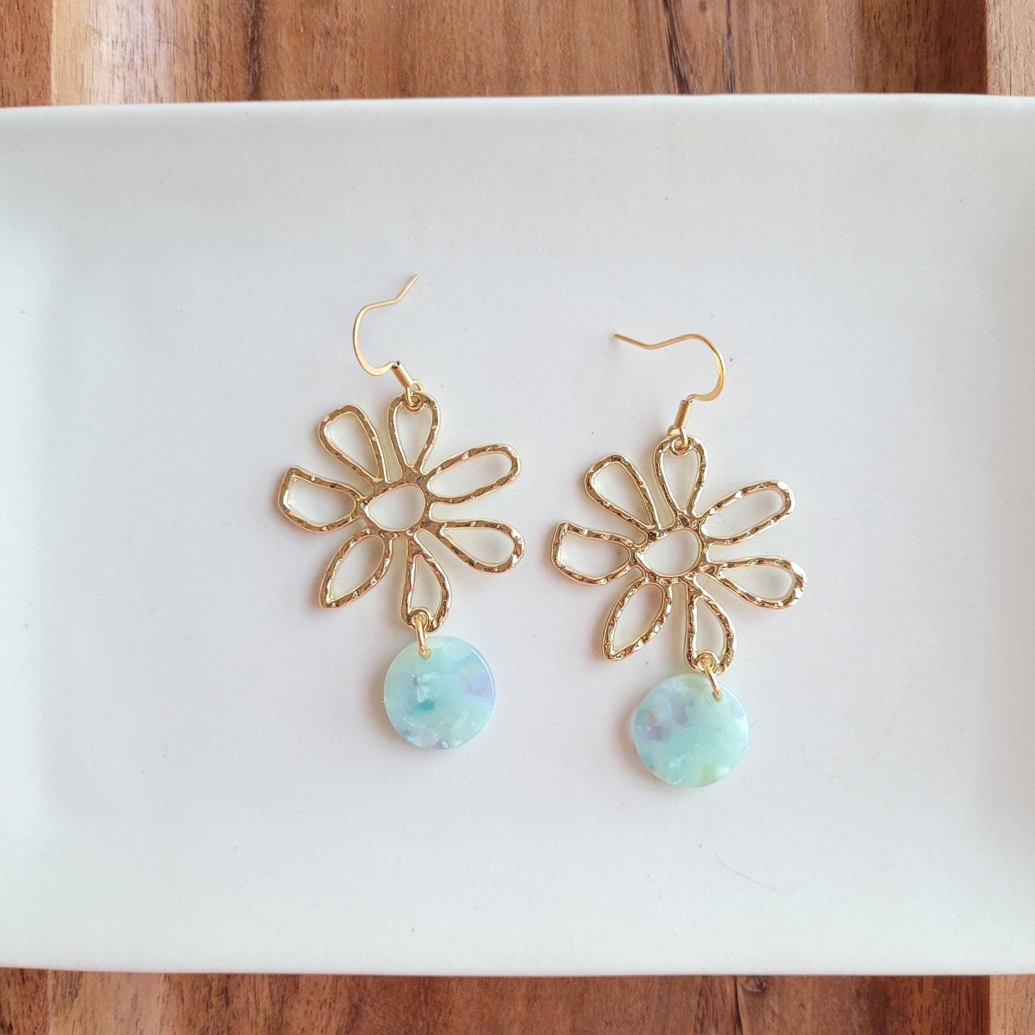 Earrings, Maisy - Mint