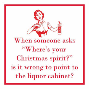 Napkins, Cocktail, The Liquor Cabinet