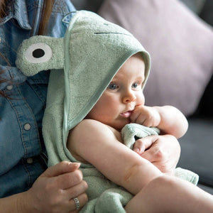 Hooded Towel, Baby Frog