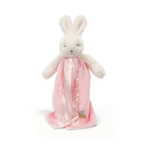 Lovey, Blossom Bunny W/ Pink Blanket, 11"