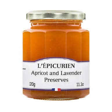 L'Epicurien Apricot & Lavender Jam - 11.3oz