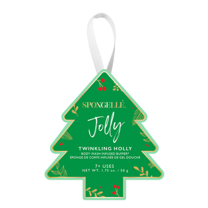 Body Buffer, Twinkling Holly Holiday Ornament