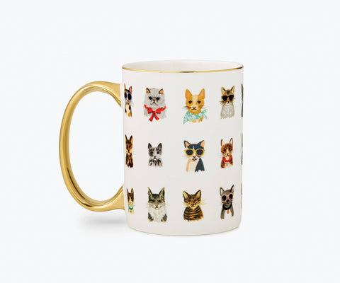 Mug, Cool Cats, Porcelain