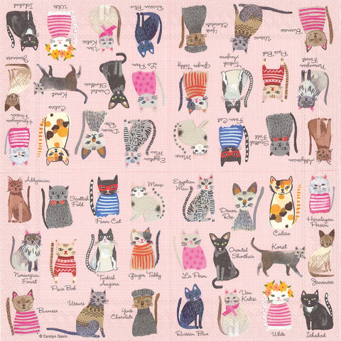 Napkins, Cocktail, Cool Cats
