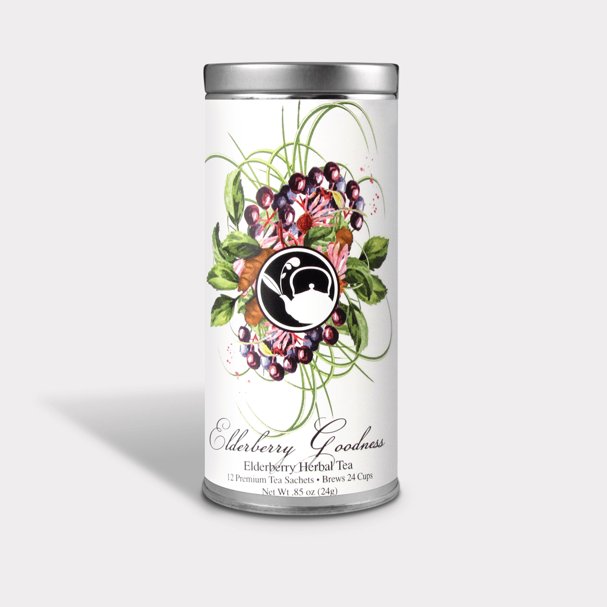 Tea Tin, Elderberry Goodness Herbal Tea