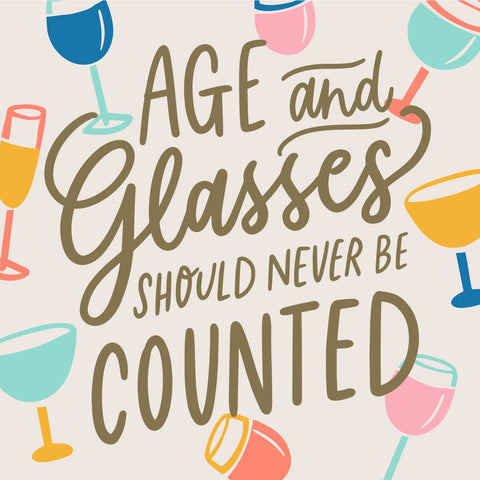 Napkins, Cocktail, Age and Glasses of Wine