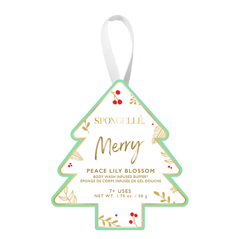 Body Buffer, Peace Lily Blossom Holiday Ornament