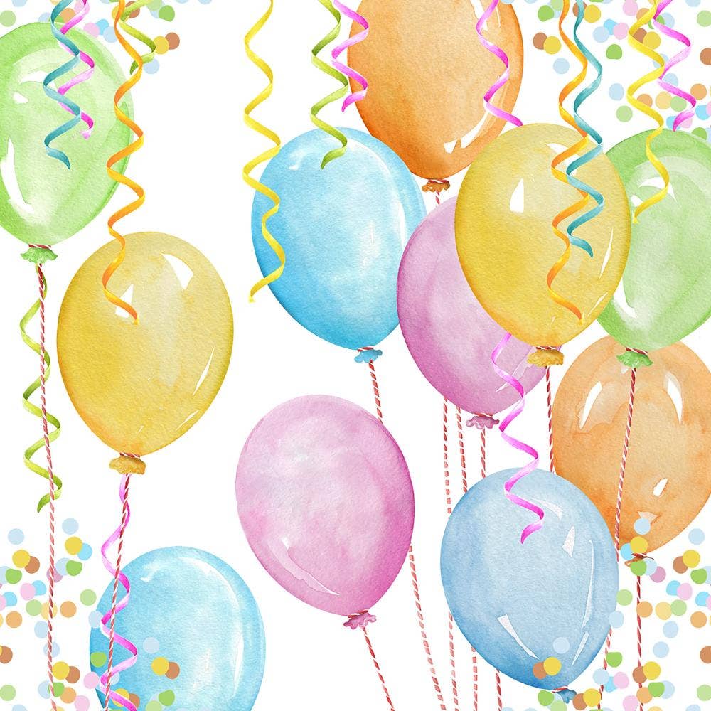 Napkins, Cocktail, Party Balloons