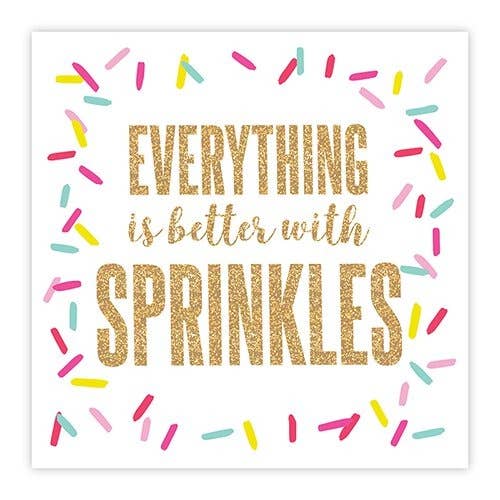 Napkins, Cocktail, Everything...Sprinkles Gold Foil