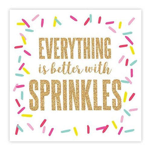 Napkins, Cocktail, Everything...Sprinkles Gold Foil