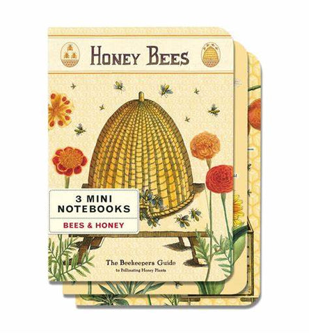 Notebook, Set/3 Mini Bees & Honey