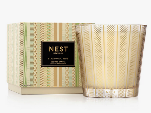 Nest Candle, 3-wick Birchwood Pine