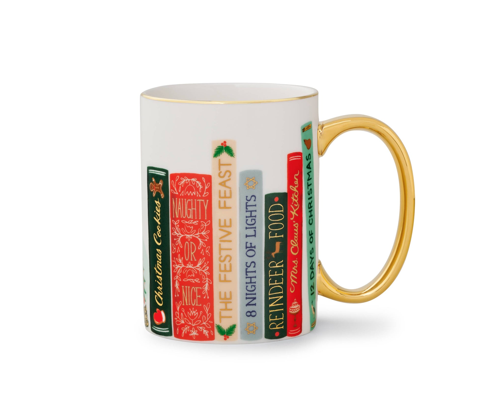 Mug, Festive Book Club, Porcelain
