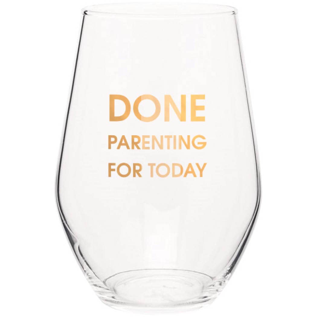 Glass, Done Parenting For Today