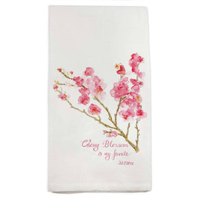 Tea Towel, Cherry Blossom My Favorite Season