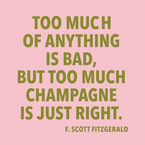 Napkins, Cocktail, Too Much Champagne