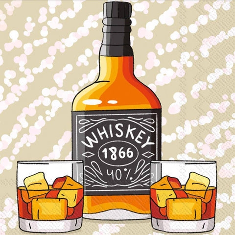 Napkins, Cocktail, Whiskey 1866