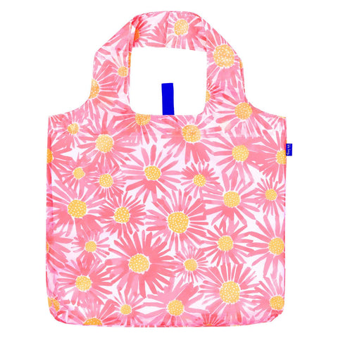 Shopper, Reusable Blu Bag, Pink Daisies