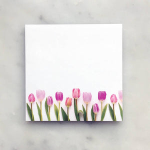 Sticky Notes - Pink tulips
