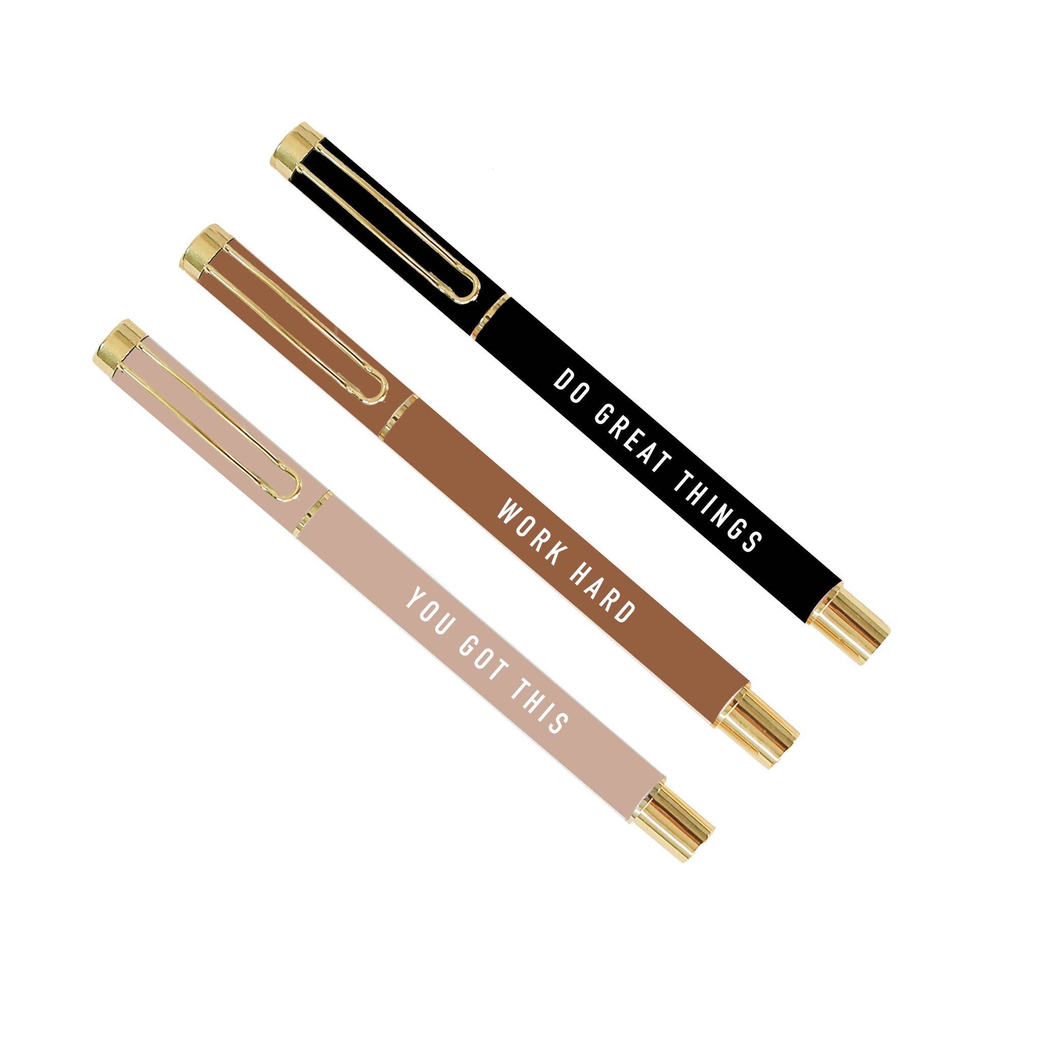 Pen Set, Motivational - Neutrals