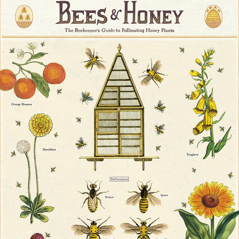 Tea Towel, Bees & Honey
