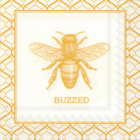 Napkins, Cocktail, Bee Buzzed