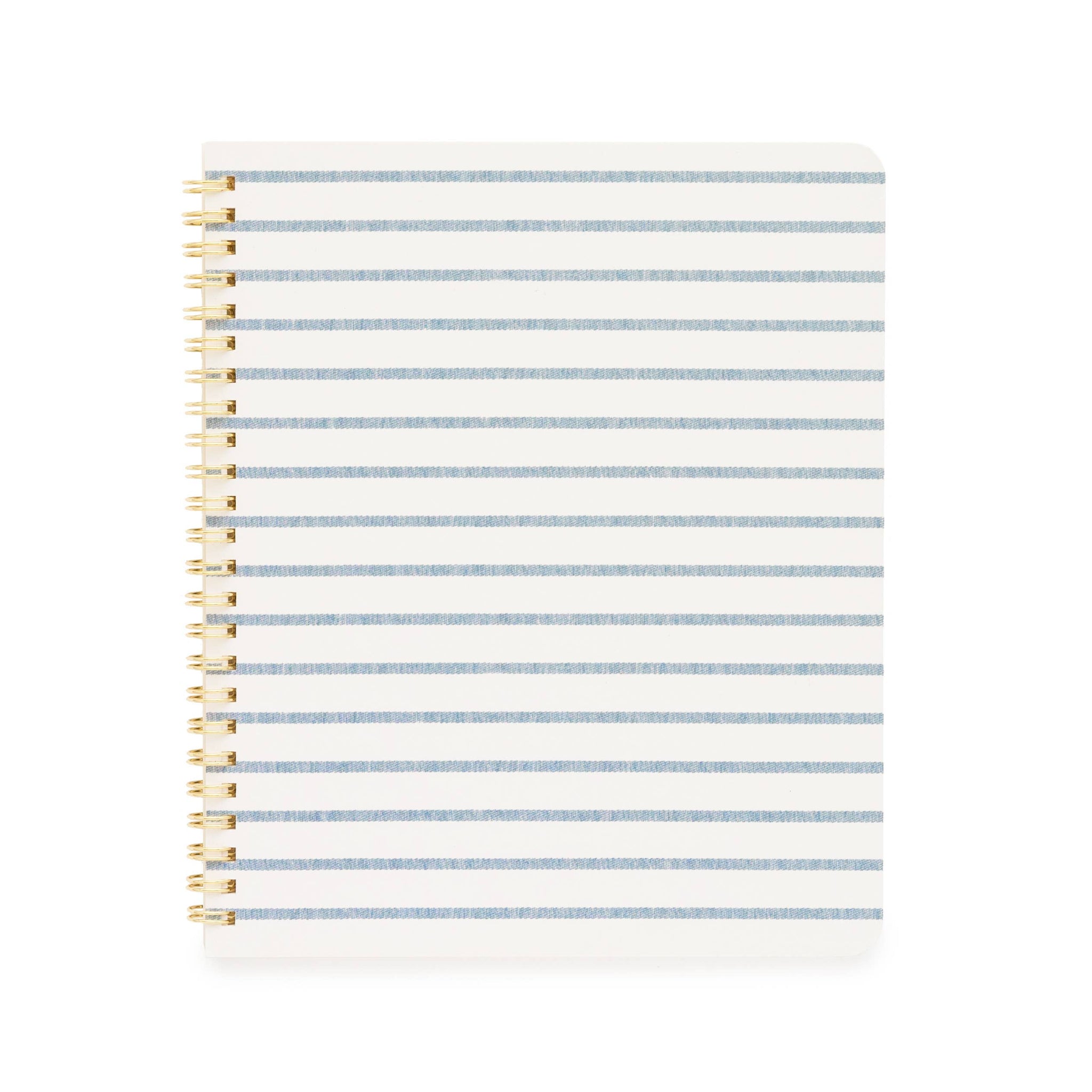 Notebook, Blue Breton Stripe