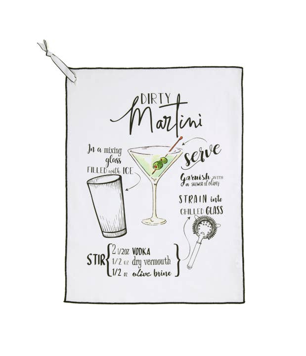 Tea Towel, Dirty Martini