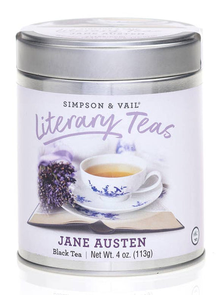 Tea Tin, Jane Austen’s Black Tea Blend, Loose Leaf